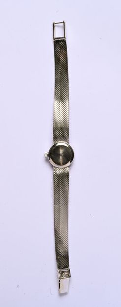 TISSOT : Montre en or gris 18K (750/oo),...