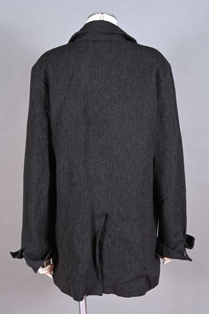PAUL HARNDEN. Veste en tweed chiné gris,...