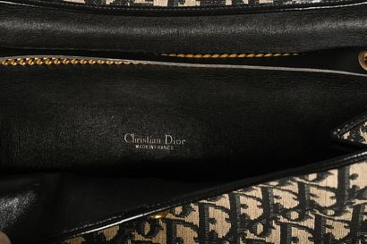 CHRISTIAN DIOR vintage, Pochette en toile...