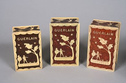 GUERLAIN. Lot de trois flacons 
