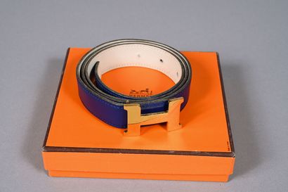 HERMES Paris made in France, ceinture réversible...