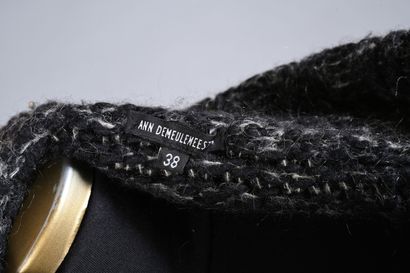 ANN DEMEULEMEESTER. Pull tunique en maille...