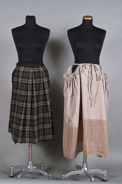 DANIELA GREGIS. Ample jupe mi-longue en laine...