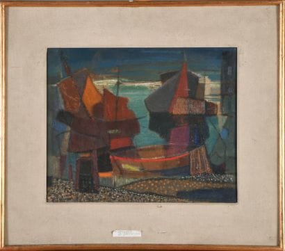 Georges LONGUEVILLE (1896-1989)
Boats
Oil...
