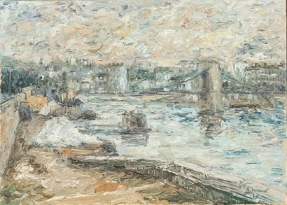 Alain DEMOND (born 1952)
Masaryk footbridge...