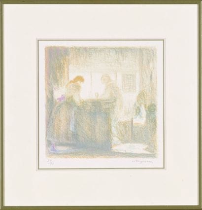 Jacques TRUPHEMUS (1922-2017)
Café interior
Color...