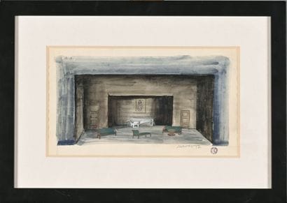 Léopold SURVAGE (1879-1968)
Theater set,...