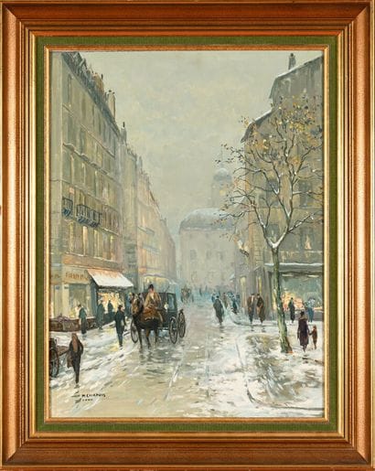 Michel CHAPUIS (1925-2004)
View of Lyon under...