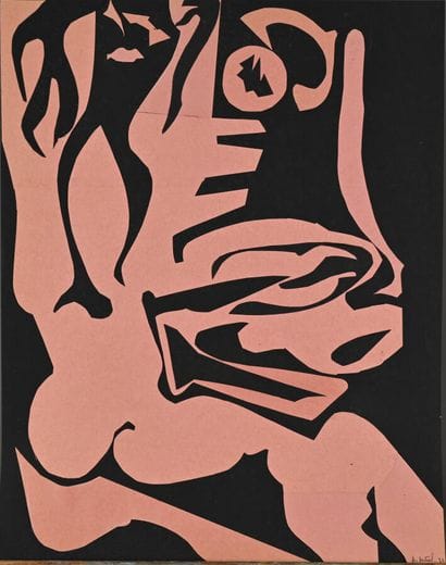 Philippe ARTIAS (1912-2002)
Untitled, 1973
Collage...
