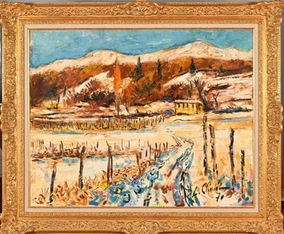 Léon CHALOIN (1920-1982)
La Murette landscape,...