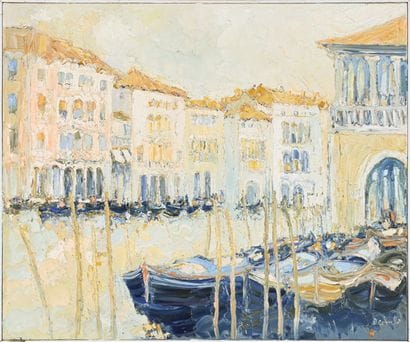 Jeanine COMBE (born 1938)
Canal in Venice
Oil...