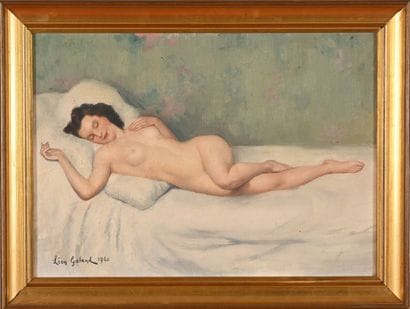 Léon GALAND (1872-1960)
Sleeping Nude, 1940...