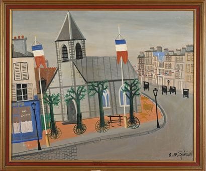 Armand Marie GUERIN (1913-1983)
Little church...