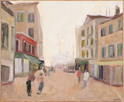 Evelyne CHEVALIER (born 1946)
Rue animée...