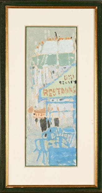Pierre COQUET (1926-2021)
The blue chairs
Oil...