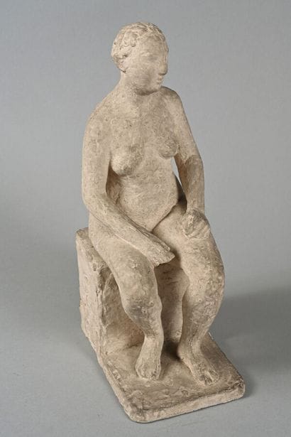 Paul CORNET (1892-1977)
Seated woman
Plaster
Signed...
