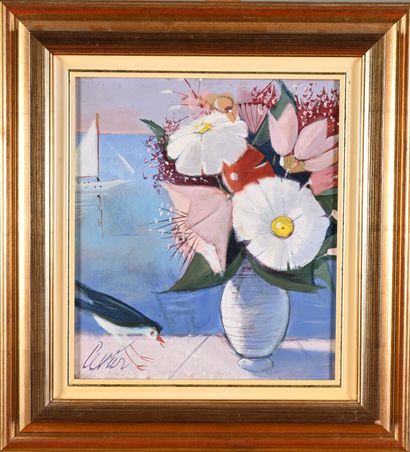 Charles LEVIER (1920-2003)
Bouquet
Acrylic...