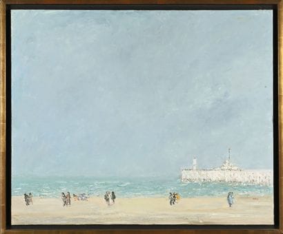 Michel MALY (1936-2018)
People on the beach...