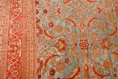 Tapis, Inde, Agra
Chaîne trame coton, velours...