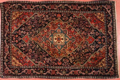Tapis persan origine Bidjar
Chaîne et trame...