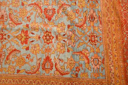Tapis, Inde, Agra
Chaîne trame coton, velours...