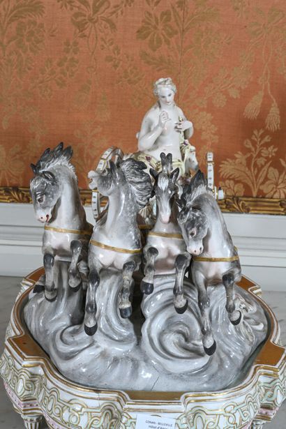 MEISSEN
Grand groupe en porcelaine à décor...