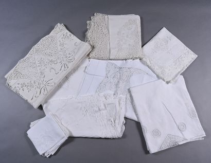 Linge de maison : ensemble de très belles...