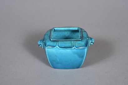 Théodore DECK (1823-1891) 
Encrier en céramique...