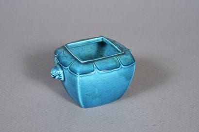 Théodore DECK (1823-1891) 
Encrier en céramique...