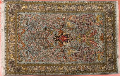 Tapis, Iran, origine Nadjafabad 
Chaine trame...