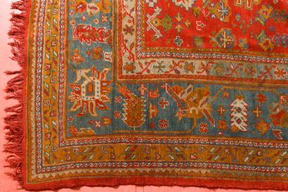 Tapis, Turquie, Ouchak 
Chaîne trame coton...