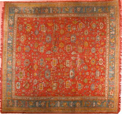 Tapis, Turquie, Ouchak 
Chaîne trame coton...