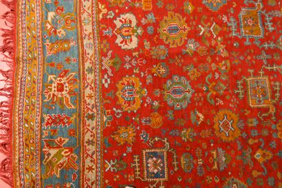 Tapis, Turquie, Ouchak 
Chaîne trame coton...
