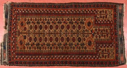 Tapis Afghan Beloutch 
Chaîne, trame et velours...
