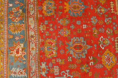Tapis, Turquie, Ouchak 
Chaîne trame coton...