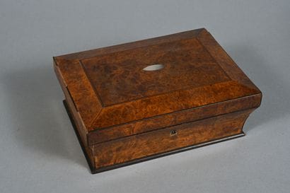 Nécessaire à couture, coffret en bois de...