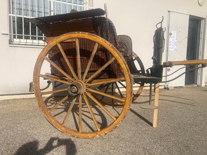 Faurax Lyon. Voiture hippomobile en bois...