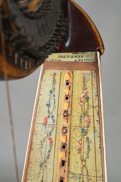 Harpe à mécanisme à crochets pour 38 cordes...