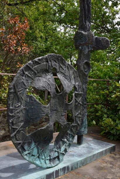 Antoni CLAVE (1913-2005)
Warrior and shield,...