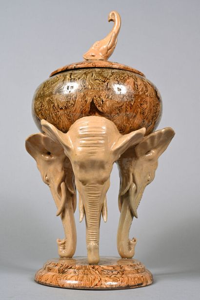 Joseph BERNARD (1908 - 1973) - APT 
Jasper-glazed...
