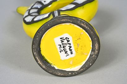 Roger CAPRON (1922-2006)
Yellow enamelled...