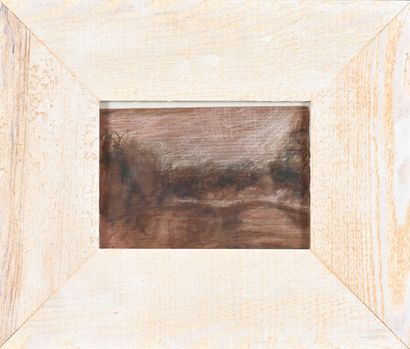 Contemporary school
Landscape
Pastel on brown...