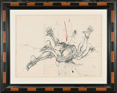 Vladimir VELICKOVIC (1935-2019)
Jump, 1975
Ink...