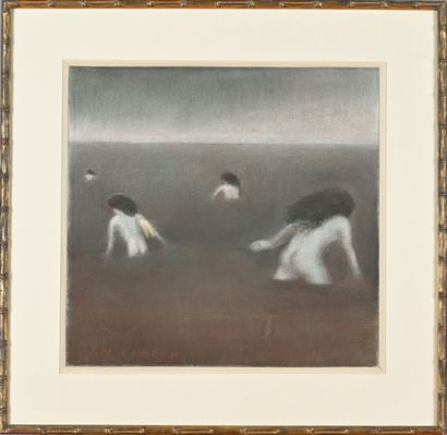 Jean-Marc LANGE (born 1945)
Bathers
Charcoal...
