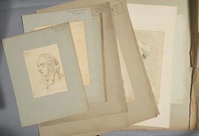 [THÉÂTRE]. PORTRAITS D'ACTEURS À L'AQUARELLE.
11...