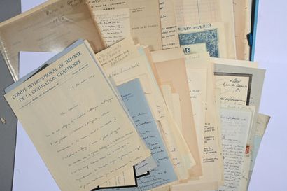 [REVUE DES DEUX-MONDES]. Dossier provenant...