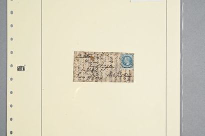 [PHILATÉLIE]. BALLON MONTÉ. Lettre avec adresse...