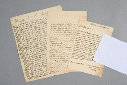 JÉSUITES & CARMÉLITES. 4 lettres du début...