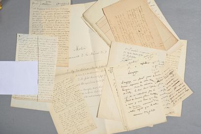 [MOLIÈRE].
- Manuscrit d'1 p. ½ in-4. Février...
