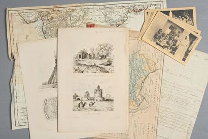 INDE. Divers documents.
- Suite de 15 gravures...
